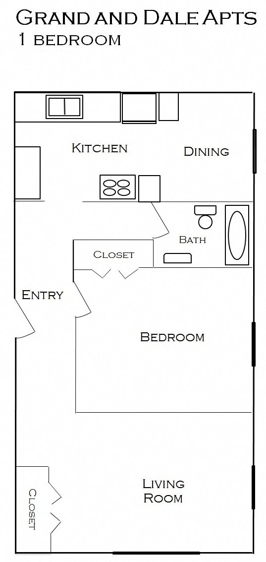 Floor Plans of Grand & Dale Apartments in St. Paul, MN